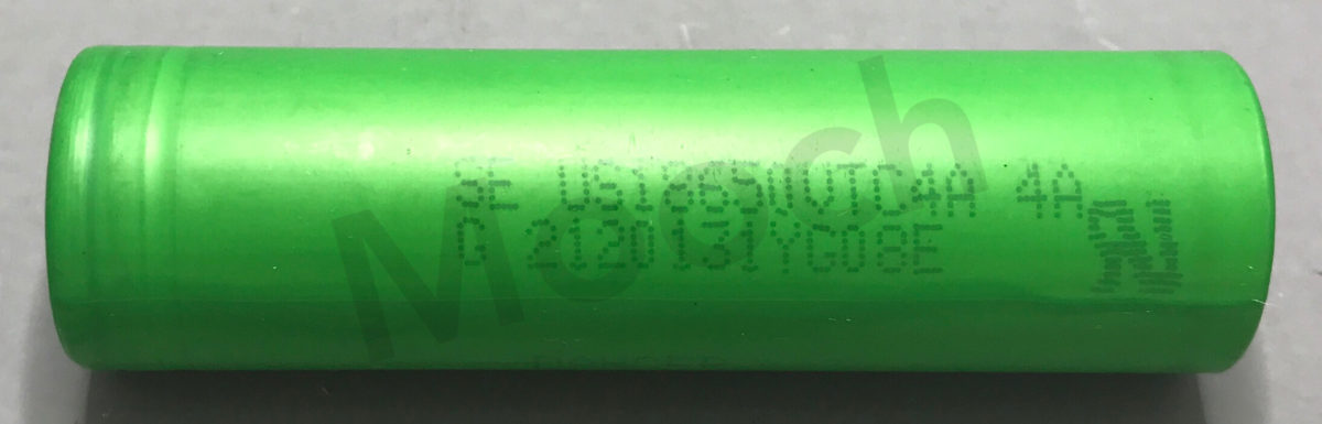 Bench Test Results: Sony VTC4A 18650 Samples beats VTC4, estimated 1900-2000mAh, 25A/30A