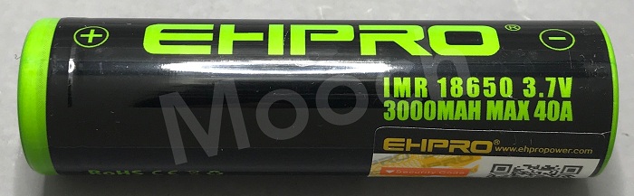 EHPRO Green-Black 3000mAh 40A 18650 Battery